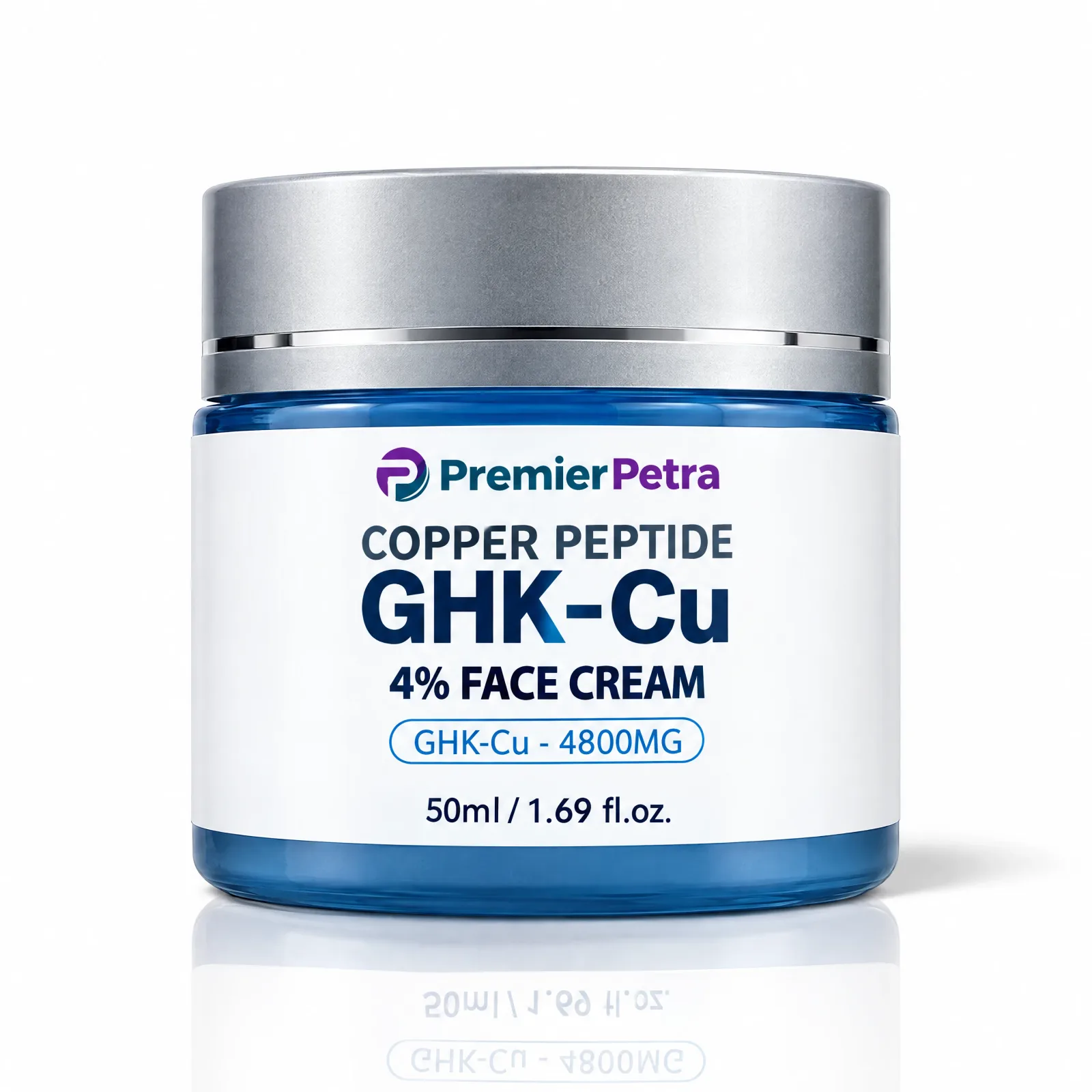 GHK-Cu 4% face cream jar